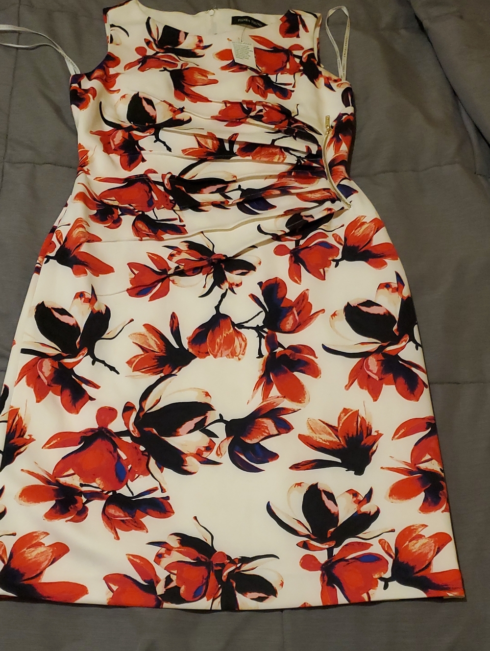 Ivanka Trump Floral Sheath Dress Size 8 NwT